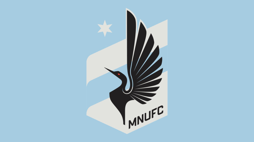 州鳥が羽ばたくエンブレム ミネソタ ユナイテッドfc Mls Football Emblem