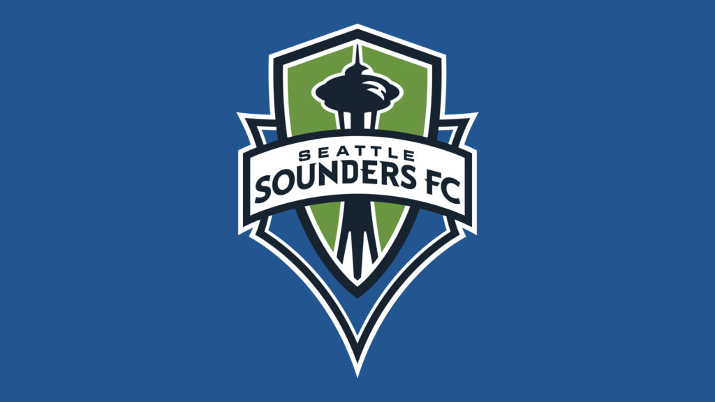 スペースニードルがそびえ立つエンブレム シアトル サウンダーズfc Mls Football Emblem スペースニードルがそびえ立つエンブレム シアトル サウンダーズfc Mls Football Emblem
