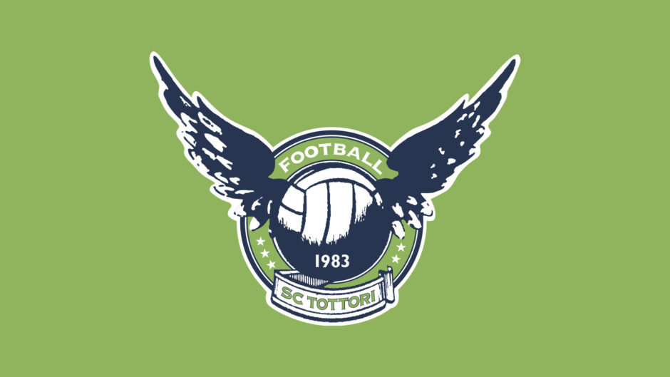大きく羽ばたく翼のエンブレム ガイナーレ鳥取 Jリーグ Football Emblem