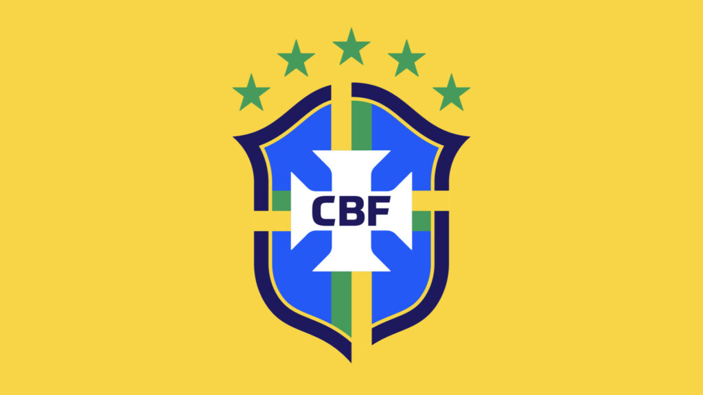カナリアカラーとキリスト十字のエンブレム】ブラジル代表【各国代表】 | football-emblem