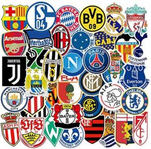 【赤でスタイリッシュに描かれたクラブのエンブレム】フラムFC【プレミアリーグ】 | football-emblem